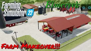 FS22 ELM CREEK | FARM MAKEOVER!!! | FS22 Timelapse | #1 | Xbox Series X