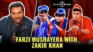 Farzi Mushayera With ZAKIR KHAN !! 😱 | @PLAYGROUND_GLOBAL | Amazon miniTV