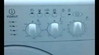 blinking lights on indesit washing machine WIL95