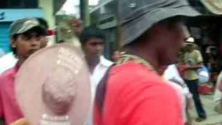 Bhakti Dhira Damodara Maharaja in Ratha Yatra Flacq Mauritius December 2006