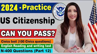 2023 Practice your US Citizenship Interview & Test ||N-400|| Naturalization Interview!!!