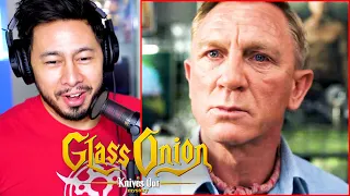 GLASS ONION: A KNIVES OUT MYSTERY Reaction! | Daniel Craig, Dave Bautista, Edward Norton