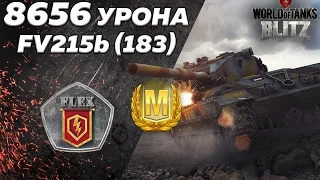 8656 УРОНА на FV215b(183)! Тактика [World of Tanks Blitz]