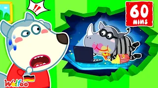 Wolfoo Geschichte🐺Fremder macht geheimen Raum im Haus – Kindersicherheits Cartoon @WolfooDeutsch