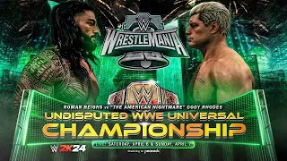 WWE 2K24 - Roman Reigns VS Cody Rhodes 2 #wwe2k24 #romanreigns #codyrhodes