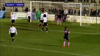 Royston Town 0-1 Dulwich Hamlet, FA Trophy First Round Replay, 13/12/16 | Match Highlights