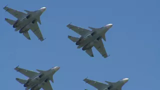 ПГ "Соколы России", Су-30СМ, 2.09.2016, Кубинка / RUSSIAN FALCONS with SU-30SM