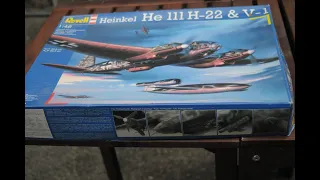 Inbox Review of the 1/48 Scale Heinkel He 111 H-22  with V1 from Revell