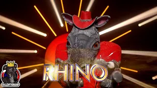 The Masked Singer 2023 Rhino Full Performance Top 8 S4E05