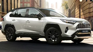 Новый TOYOTA RAV4 2023 (Европа) - ПЕРВЫЙ ВЗГЛЯД на экстерьер и интерьер (новая цифровая кабина)