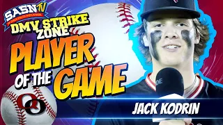 DMV Strike Zone Interviews Pitcher Jack Kodrin