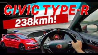 Honda Civic Type R POV Review - TOP SPEED on Lekas Highway