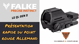 Présentation du point rouge Allemand avec circle dot - Le Falke LE QS Gen 2