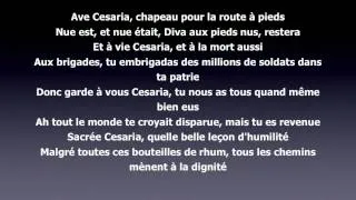 Stromae - Ave cesaria (Lyrics)