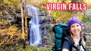 Solo Backpacking in Virgin Falls State Park - I camped completely alone