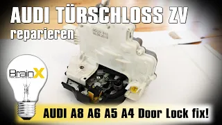 Audi A8 A6 A5 A4 Türschloss reparieren Tür geht nicht mehr auf Problemlösung!