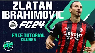 EA FC 24 ZLATAN Ibrahimović FACE -  Pro Clubs Face Creation - CAREER MODE - LOOKALIKE MILAN