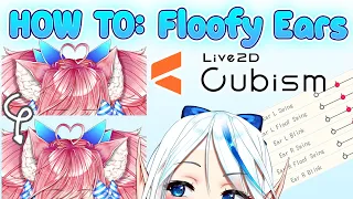 【HOW TO: Live2d】Ears Tutorial - Floofy swing + Blinking  - YoshinoArt