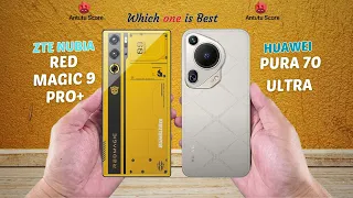Red Magic 9 Pro Plus vs Huawei Pura 70 Ultra
