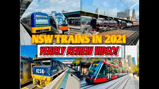 NSW Trains in 2021 - Yearly Review Video