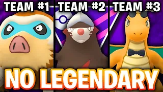 3 NON LEGENDARY TEAMS! IS *FREE TO PLAY* STILL POSSIBLE IN THE MASTER LEAGUE? | GO BATTLE LEAGUE