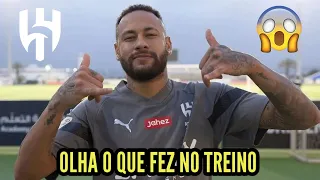 OLHA O QUE NEYMAR FEZ NO TREINO DO AL HILAL HOJE 😯