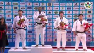 Teddy Riner - award ceremony +100kg Judo Grand Slam Paris 2013