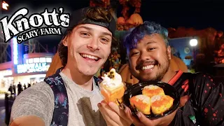 Eating ALL the NEW Knott's Scary Farm Foods 2021!