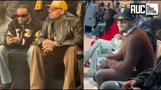 Chris Brown Visibly Upset After Being Forced To Sit By Quavo At Paris Fashion Week