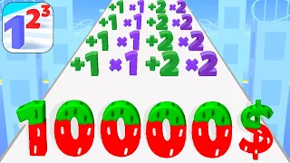 Satisfying Mobile Game All Levels Number Masters Top Gameplay Walkthrough iOS,Android Update Free