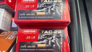 Norma Tac-22 Red Box ; 5 dollars a Box, not bad