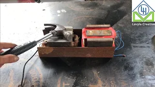 Homemade Electric Magnet for Drill press/Magnet Drill/Vise Press - DIY Nam châm điện từ lò vi sóng