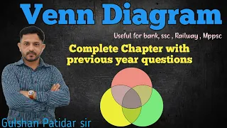 Venn diagram || complete chapter with previous year questions