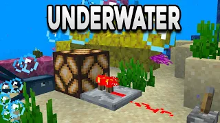 Using Redstone Underwater & Animations in Minecraft