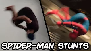 Stunts From Spiderman In Real Life | Homecoming (Parkour)