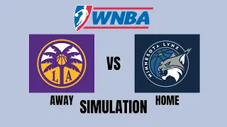 WNBA 2k 23 Full Match - Los Angeles Sparks vs Minnesota Lynx - Simulation