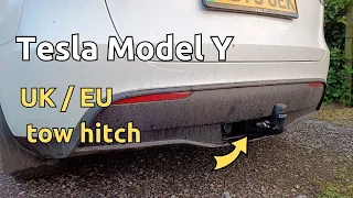 Tesla Model Y tow hitch for UK/EU vehicles - all you need to know