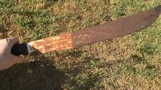 Machete Restoration with Pro Sharpening Supply  - Step By Step Instructional How-To