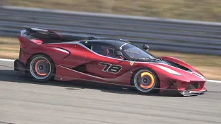 Ferrari XX Programme | Monza 2022 - FXX K EVO, 599XX, FXX | Loud V12 Engine Sounds!