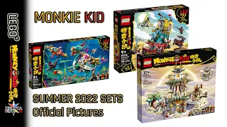 New LEGO Monkie Kid Summer 2022 Sets - LEGO 80037 80038 80039 The Heavenly Realms Official Pictures