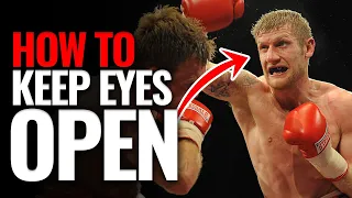 How to KEEP Your EYES Open in BOXING While Getting PUNCHED in the Face | Boxing Tips