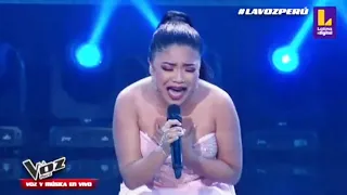 Valeria Zapata una de las favoritas Temas de su participación en la voz Perú.