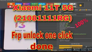 Redmi 21081111RG frp unlock tool/Redmi11T 5G frp unlock tool