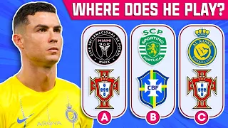 Guess the PLAYER by NATIONALITY & CLUB & JERSEY NUMBER | Tiny Football