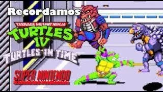 Teenage Mutant Ninja Turtles: Turtles in Time SNES GAMEPLAY TWO PLAYERS! HARD MODE!