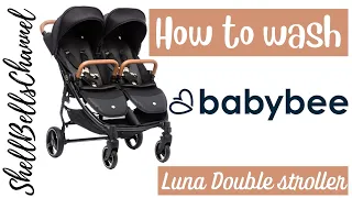 How to wash a babybee Luna Double Stroller