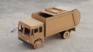 how to make  RC Dump Truck from Cardboard - RC Dump Truck || Cardboard Dump Truck