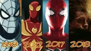 Эволюция Железного Паука в кино и мультфильмах (1994-2021)