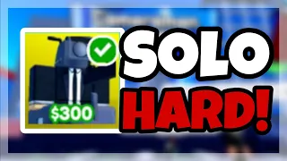 *NEW* How To Solo Hard Mode With Laser Cam Car! Win With ONE F2P UNIT in Toilet Tower Defense!
