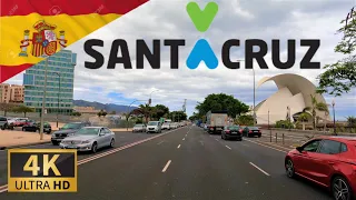 DRIVING in SANTA CRUZ DE TENERIFE, Tenerife, CANARY ISLANDS, SPAIN I 4K 60fps